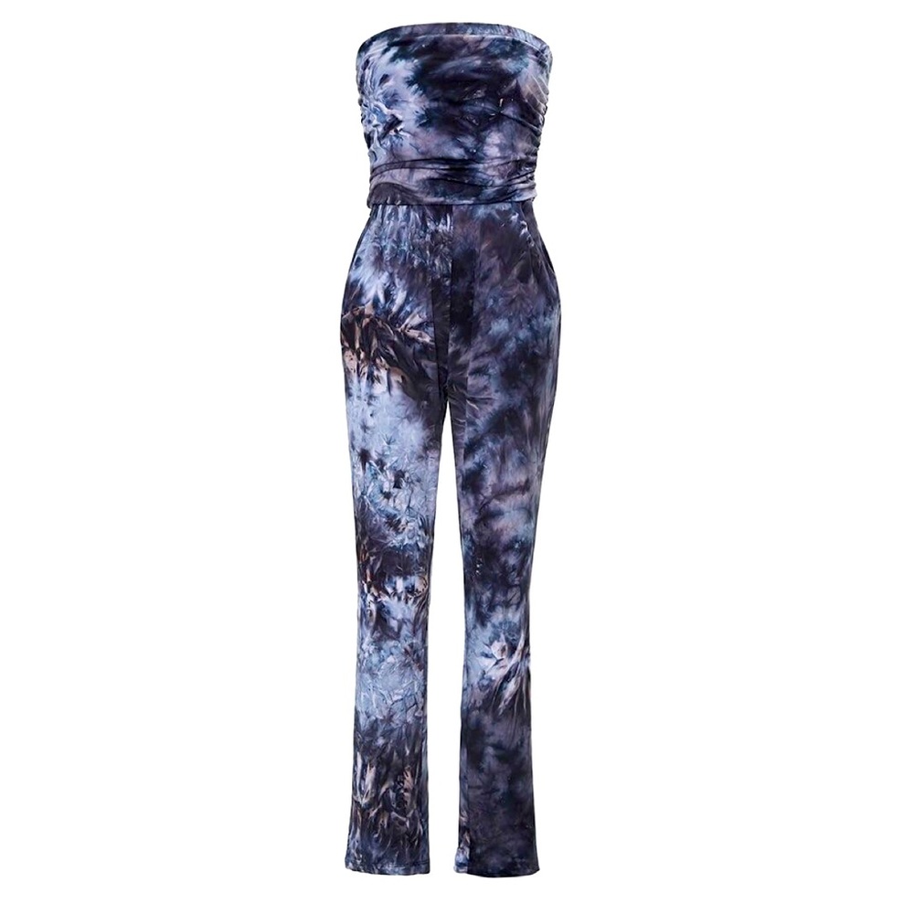 Riley & James Tie Dye Sleeveless Jumpsuit